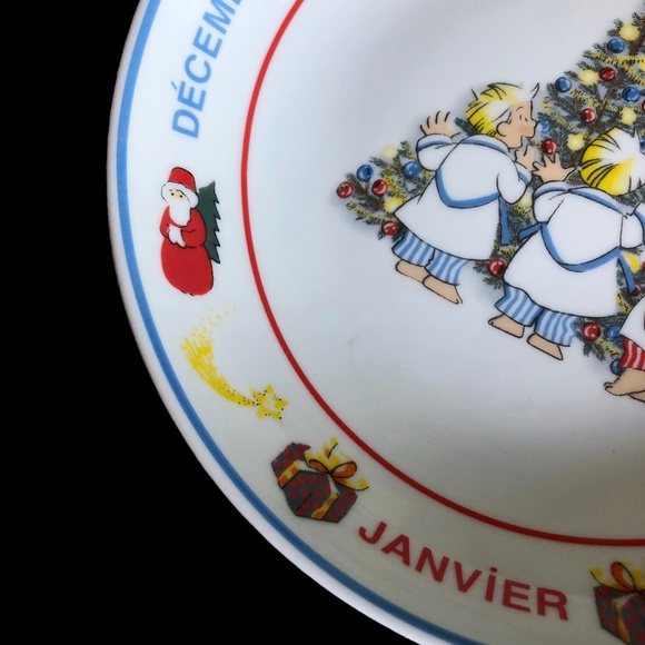 Guy Degrenne The Triplets Winter Porcelain Bowl Children - Picture 4 of 7